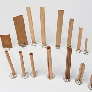 Bougie en cire de soja Kimi Wax personnalisable, conçue en usine, avec mèche en bois et support en <span class=keywords><strong>fer</strong></span>, divers styles, DIY, écologique, combustion propre - Product Image 5