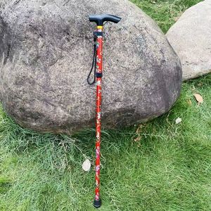 Bâtons de randonnée pliables Explorer, bâton de marche télescopique à motif imprimé pour personnes âgées, randonnée en montagne - Product Image 2