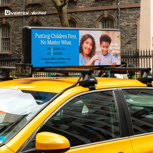 Écran LED double face P5 pour toit de taxi, panneau LED pour toit de voiture, extérieur durable, 4G WIFI GPS, écran pour toit de taxi - Product Image 1