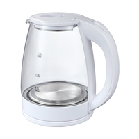 Bouilloire à thé en verre, chauffe-eau, 1,8 L, sans fil, arrêt automatique, bouilloire électrique