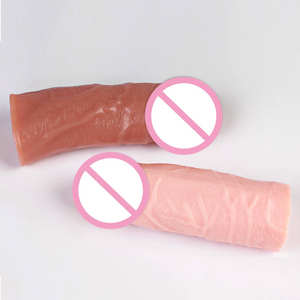 Kondom <span class=keywords><strong>Penis</strong></span> Berkualitas Tinggi Realistis untuk Menunda Ejakulasi Produk Seks Dewasa untuk Pria Memperpanjang Panjang <span class=keywords><strong>Penis</strong></span> - Product Image 4