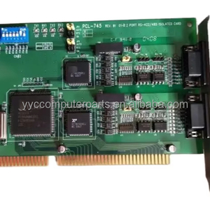 Carte de bus ISA isolée d'origine PCL-745 REV.B1, 100 % testée et fonctionnelle, avec ports série RS-232 RS-485 et 2 ports COM, qualité carte son - Product Image 1