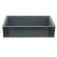 NEXARA Caisses en plastique durables empilables en PP 600-147 Boîtes logistiques solides de différentes tailles pour différents scénarios