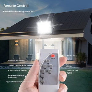 Projecteurs solaires LED professionnels IP65, construction en fer, télécommande réglable, certifiés CE pour la construction routière et l'exploitation minière - Product Image 3