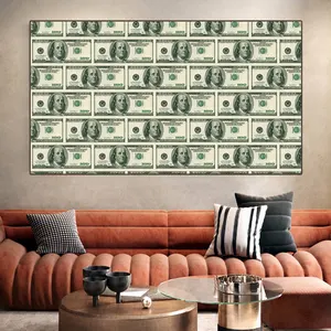 American Money Painting Bill Cash Currency Dollar Canvas Wall Art Picture Posters and Prints Living Room Home Decor