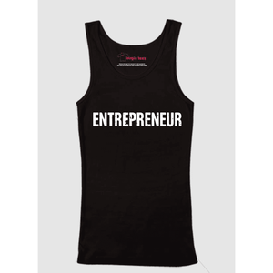 Camiseta sin mangas para emprendedores 100% algodón con certificación de tecnología directa a la tela - Product Image 1