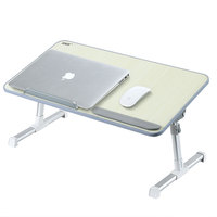 Table réglable pour ordinateur portable, support de bureau en aluminium pour lit/tablette, A6
