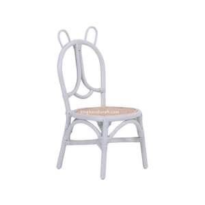 Silla Infantil de Ratán Moderna Hecha a Mano OEM con Características de Seguridad para Uso en Cocina de Hotel, Muebles de Asiento para Niños de Mimbre Ecológico - Product Image 1