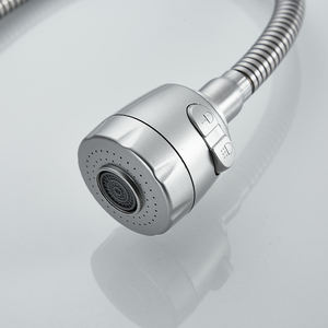 सैनिटरी वेयर थोक डेक माउंट क्रोम रसोई सिंक नल ब्रश जस्ता मिश्र धातु टैप्स और नल टोरिनीरा डी कोजिन्हा - Product Image 3