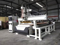 Routeur CNC 1530 pour le travail du bois, fabrication de modèles 3D, 4 axes ATC, rotation latérale pour LNC Syntec 13.5kw