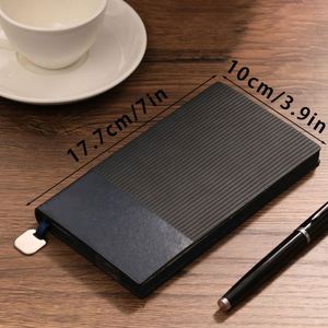 Cuaderno de Tapa Dura de Cuero de Primera Calidad, Tamaño A6, Papel Interior de 80 g/m², Logotipo Personalizado, 100 Hojas, Encuadernación Cosida, Regalo - Product Image 4