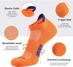 Calcetines de Compresión de Algodón para Correr, con Base Acolchada y Personalizados - Product Image 2