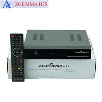 Nouvelle base de boîtier 4K sur Linux OS ZGEMMA H7S intégrée 2 * DVB S2X + DVB T2/C trois tuners 8g emmc prise en charge du récepteur satellite CI +
