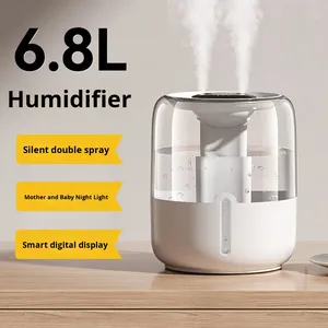 Nuevo <span class=keywords><strong>Humidificador</strong></span> Popular de 3.8L de Gran Capacidad con Luz Nocturna, Doble Pulverización USB para Uso Doméstico - Product Image 1