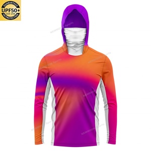 UPF 50+ Custom Wholesale Long Sleeve Sublimated Printed Uv Upf 50 Quick Dry Performance Fishing Shirt - Product Image 3