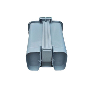Cubo de Basura de Plástico Gris de 30L, Rectangular, con Pedal, para Uso en Interiores y Exteriores, para Residuos Domésticos - Product Image 4