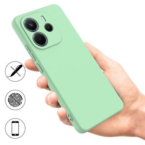 Funda protectora de TPU suave de silicona líquida de lujo con funda protectora trasera de cámara para <span class=keywords><strong>Xiaomi</strong></span> <span class=keywords><strong>Redmi</strong></span> <span class=keywords><strong>Note</strong></span> 14 4G <span class=keywords><strong>Note</strong></span> 13 Pro - Product Image 2