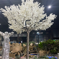 Pohon Wisteria Bunga Sutra Buatan Besar, Pohon Willow Menangis Berbunga untuk Dekorasi Pernikahan, Dekorasi Dalam & Luar Ruangan
