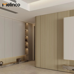 Porta Interna Nascosta Melinco in WPC Ignifugo di Lusso, Design Moderno Personalizzabile, Porta e Mobile a Parete dello Stesso Colore - Product Image 2
