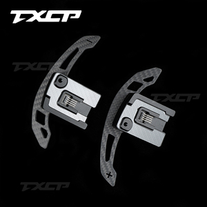 Paletas de Cambio Magnéticas para Volante de Coche <span class=keywords><strong>Ford</strong></span> Bronco Raptor Wildtrak Big Bend 2022-2024, Paletas de Cambio de Fibra de Carbono - Product Image 3
