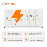Conteneur de stockage de batteries lithium-ion SunArk de grande capacité 5 MWh avec refroidissement liquide BESS pour les installations solaires et éoliennes commerciales