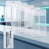 Étui de rangement transparent en PVC pour stylos, cadeaux pour infirmières, fabricant de pochettes de protection pour crayons, étuis à crayons personnalisés, pochettes à stylos