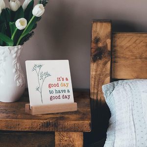Thiết kế mới một bên in ấn thăng hoa khoảng trống gốm khung ảnh với nút chai với tre cơ sở cho trang trí nội thất văn phòng <span class=keywords><strong>Xmas</strong></span> Quà Tặng - Product Image 6