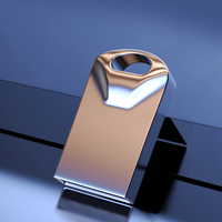 Jaster-Mini clé USB 2.0 en métal, support à mémoire de 4GB 8GB 16GB 32GB 64GB, lecteur Flash avec Logo personnalisé, cadeau, capacité réelle