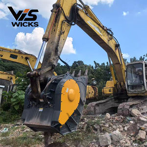 ถังบดแบบ JET Skid Steer สำหรับรถขุดขนาด 20-30 ตัน รับน้ำหนักได้ 3600 กก. สีเหลือง/ดำ รับประกัน 1 ปี - Product Image 5