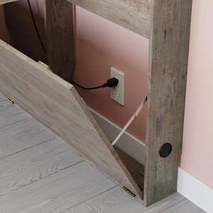 Entertainment <strong>Wall</strong>-<strong>Mounted</strong> <strong>TV</strong> Stand with Floating Shelf Cable Hole Living Room Media Center <strong>for</strong> Home Theater - Product Image 4