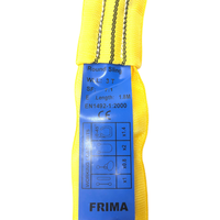 Mal kaldırma için 3ton 2M/4M Polyester elyaf sonsuz yuvarlak sapan şerit kemer