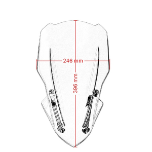 Drbike — déflecteur de vent d'air pour moto, pare-brise, pour <span class=keywords><strong>Kawasaki</strong></span> Z900 <span class=keywords><strong>Z</strong></span> <span class=keywords><strong>900</strong></span> 2017 <span class=keywords><strong>2018</strong></span> 2019, pare-brise, pour motocyclette - Product Image 6
