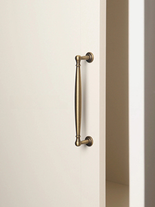 French Vintage Tapered Brass Cabinet Pull Handles for Wardrobe Kitchen Cabinet Drawer Vanity Cabinet - Product Image 4