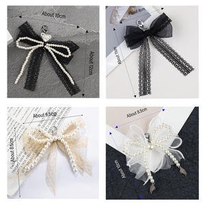 WEGOODZF bolso de alta gama dulce DIY con cuentas a mano amor perla PVC encaje volante arco desmontable zapato encanto <span class=keywords><strong>para</strong></span> <span class=keywords><strong>zapatillas</strong></span> deportivas botón - Product Image 4