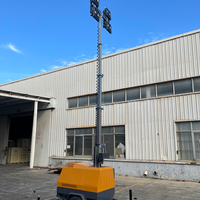 Vente directe usine : Tour d'éclairage LED 1000W avec panneau solaire/compétente moteur pour travaux routiers efficaces