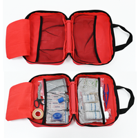Trousse de premiers soins de grande capacité 25 en 1, édition familiale, imperméable, pour le camping en plein air, les voyages, la survie en cas d'urgence