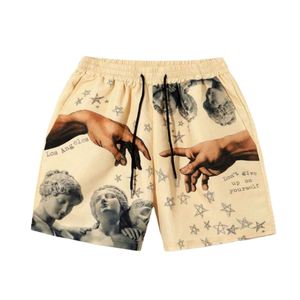 Custom Logo Plus Size Polycotton <b>Bermuda</b> <b>Shorts</b> <b>for</b> <b>Men</b> Heat-transfer Printing <b>Mens</b> Leisure Knitted <b>Shorts</b> with Drawstring - Product Image 1