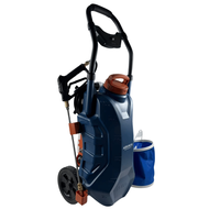 Pulvérisateur à pression automatique à batterie lithium 30 litres, 2 vitesses, fonction autonettoyante, buse en cuivre haute pression, PP