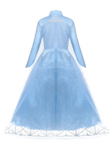Disfraz de Elsa de Manga Larga <span class=keywords><strong>para</strong></span> Niñas, Vestido de Princesa <span class=keywords><strong>para</strong></span> Cumpleaños, Fiesta de Hadas, Disfraz de Ángel, Vestidos <span class=keywords><strong>Bonitos</strong></span> <span class=keywords><strong>para</strong></span> Cosplay - Product Image 5