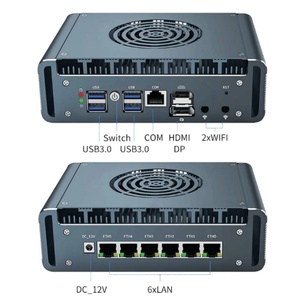 Mini PC I7 1265U I5 1345U N150 con Firewall, Ventilador, 6x2.5G LAN Intel I226-V, DDR5, NVMe, Proxmox, PfSense, OPNsense - Product Image 3