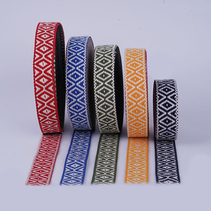 Tùy Chỉnh 38Mm Hot Bán Quốc Gia Phong Cách <span class=keywords><strong>Polyester</strong></span> Sọc <span class=keywords><strong>Jacquard</strong></span> Nylon Vải Băng Vải Dây Đeo Cho 38Mm Túi Dây Đeo - Product Image 6