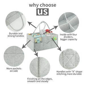 Cảm Thấy Bé Tã <span class=keywords><strong>Caddy</strong></span> <span class=keywords><strong>Organizer</strong></span> Với Xử Lý Tã Tổ Chức Để Thay Đổi Bảng Và Đi Du Lịch Giỏ Bé Cho Nurseries - Product Image 3