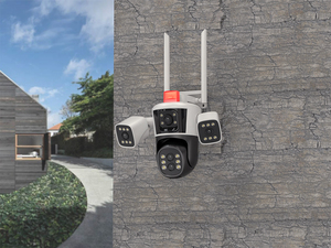 Cámara de cuatro pantallas barata, interruptor de luz, Zoom óptico, impermeable para exteriores, 20M, cámara IP Wifi oculta, cámara de seguridad para exteriores - Product Image 2