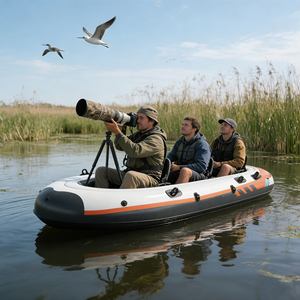 Catamarán Inflable a <span class=keywords><strong>Precio</strong></span> de Fábrica, <span class=keywords><strong>Kayak</strong></span> de Pedales de Alta Velocidad para Deportes Acuáticos en Aguas Abiertas, Deriva Costera y Paseos de Recreo - Product Image 1