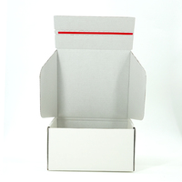 Caja de Envío de Cartón Kraft Impresa en Dos Tonos para Interiores, Venta al por Mayor de Fábrica, Bajo MOQ, con Tira de Apertura Fácil para Comercio Electrónico