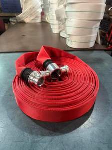 2,5 дюймов 25 м 30 м NBR Duraline белый ПВХ/ТПУ резиновый плоский разряд - Product Image 5