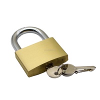 Cadenas en laiton trempé de haute sécurité antivol de bonne qualité à bas prix 50mm avec clé principale