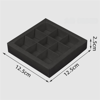 9 16 25 36 Grille Carton Pliable Party Bakery Rectangle Cookie Clear Cake Box Fraise Grand Design