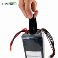 Paket Baterai Drone Pertanian ULi NCM Pouch Cell 350Wh/Kg, Baterai Lithium Semi-Solid State NMC 10C 29.6V 39Ah