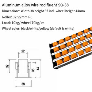 Düzene alüminyum alaşım takviyeli kaburga galvanizli anti-statik raf ray slayt çerçeve kasnak galvanize tabaka Metal kasnak - Product Image 4